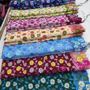 Luxury Appliqué Lace Fabric (5 Yards)